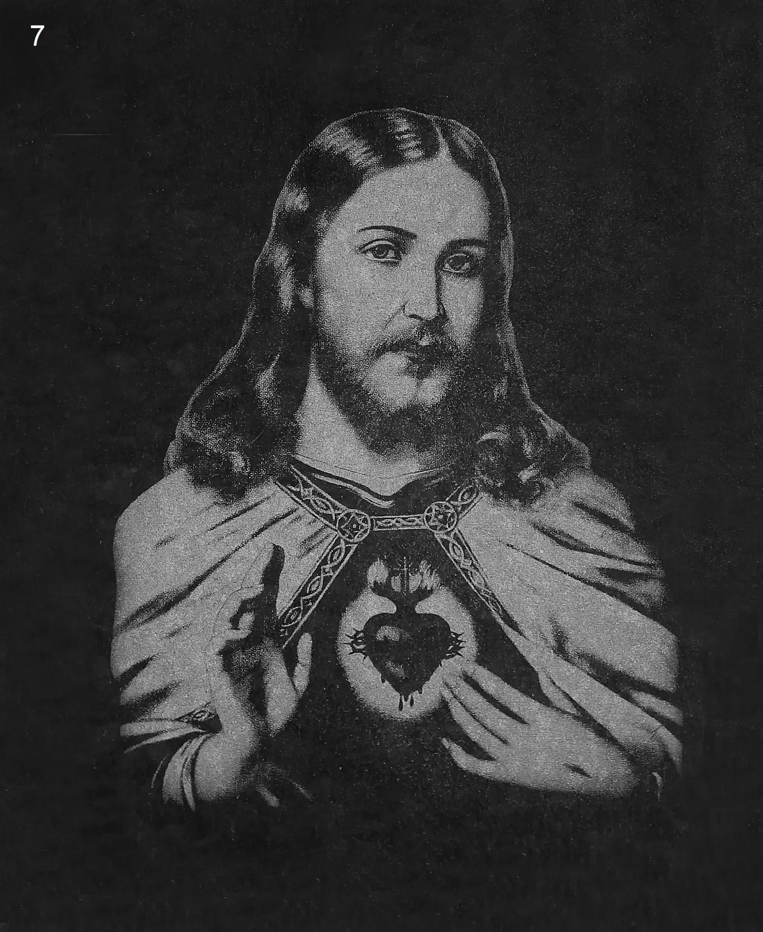 Jezus z sercem - Nagrobki Bielsko-Biała